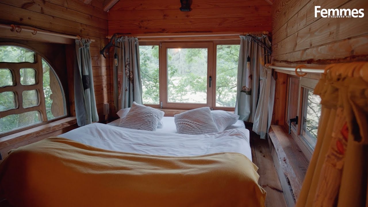 On a dormi dans une cabane dans les arbres