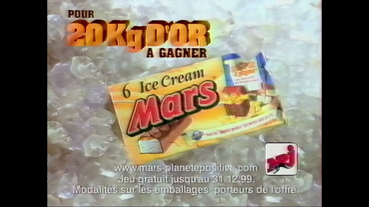 Pub France - Barre Mars Ice Cream (20Kg d'or à gagner)