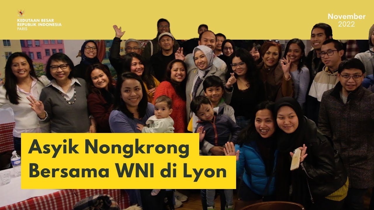 Asyik Nongkrong Bersama WNI di Lyon