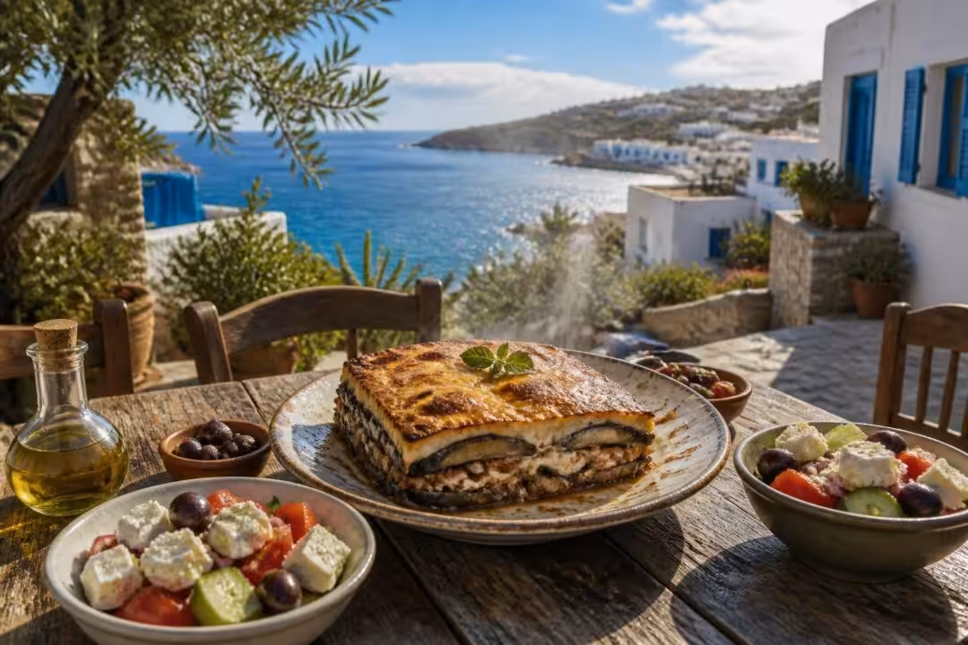 plongez dans l’épisode e96 du programme tv ouest-france pour une escapade gourmande en grèce et découvrez les secrets de la moussaka, un incontournable de la cuisine méditerranéenne.