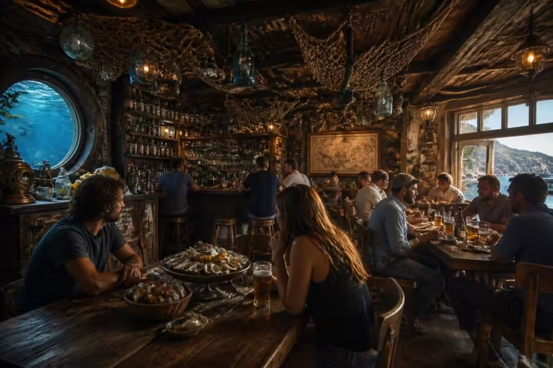 découvrez le pub des goudes à marseille, un lieu unique où l'ambiance maritime rencontre une sélection exceptionnelle de bières artisanales. plongez dans l'univers '20 000 lieues sous la bière' pour une expérience conviviale et authentique au cœur des goudes.