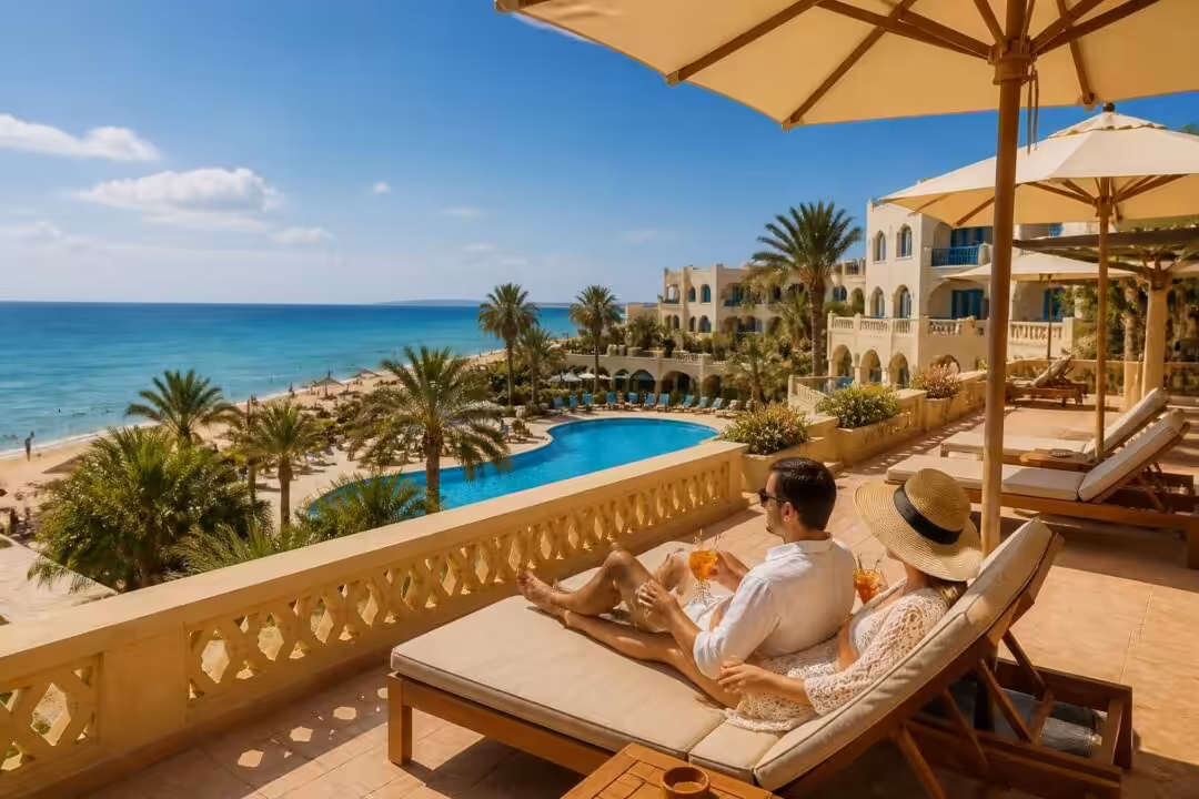 découvrez nos séjours tout compris en tunisie pour des vacances inoubliables. profitez du soleil, des plages magnifiques et de l'accueil chaleureux dans des formules tout inclus adaptées à tous.
